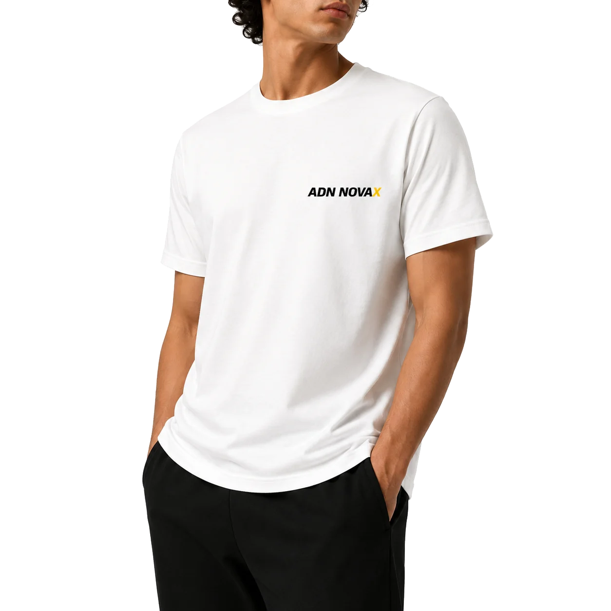 Categoría de camisetas básicas ADN NovaX con estilo streetwear minimalista y diseño urbano premium